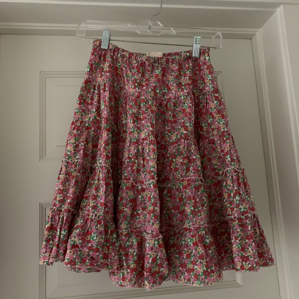 Mini Boden Tiered Floral Skirt
